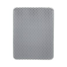 雙層貓砂墊 大孔徑落砂墊 防滑易清潔 EVA材質 適用貓砂盆 多尺寸可選, 1個, 小號30*30cm