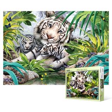 백호가족 직소퍼즐 2 1000피스 28529ea 1(EA), 1개