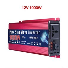 순수 사인파 인버터 AC 24V 전원 자동차 전압 변환기 3000W 220V 태양광 2200W 12V 4000W 5000W 휴대용 1000W, 12V 1000W