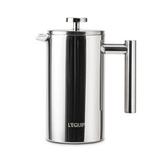 L'EQUIP 不鏽鋼法式濾壓壺 800ml LFP-SS800, 單一顏色, 1個