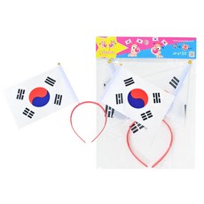 제사오스토어 응원용품 태극기 헤어밴드 1개입 나들이소품 기념일장식 조카선물 촬영소품