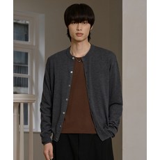 효지 HYOJI 캐시미어 블렌드 라운드 크롭 니트 가디건 6컬러