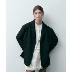 브랜드정품 솔트앤초콜릿 SALT AND CHOCOLATE 오버 숄더 블레이저 블랙 4W241D002 348693
