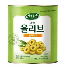 리치스 슬라이스 그린 올리브, 3kg, 1개