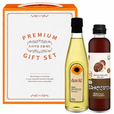 순창 표고간장510mL+해바라기유500mL 명절선물세트 식용유선물세트, 2개