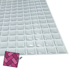 실버 잔바둑무늬 219 데코타일벽지 월타일스티커 25543pc 1(ea)