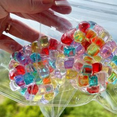 핫딜러쉬 말랑팝장난감 장난감 스트레스볼 놀이, 에어 펌프 포함, 스퀘어, 1개