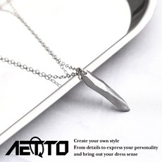 AETTO 三生石項鍊 許願石 不規則 S925純銀項鍊