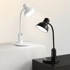 스탠드 조명 책상스탠드 LED 시력보호 독서등 무단계 밝기 색온도 조절 학습용 사무용 Airwit, 화이트 화이트