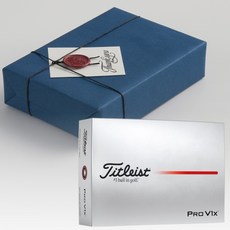 타이틀리스트 골프공 선물 PRO V1X 4피스 선물용 타이틀 CPS1658241124, 화이트, 선물포장 (네이비), PRO V1X (12구), 12구