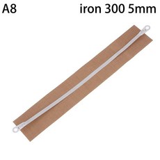 히팅 와이어 임펄스 실러 예비 수리 부품 열 실링 스트립 교체 기계, 1개, 4. iron 300 5mm