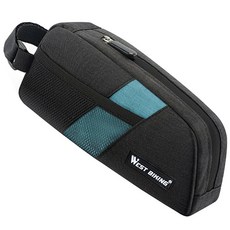 시그니처베이지 로드 자전거 탑튜브 프레임 가방 YPZ429, 1개, 블루블랙