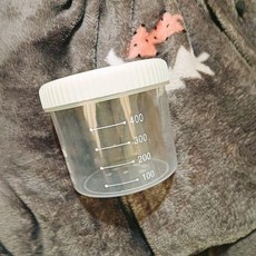Simple Life 寵物糧食儲存桶, 1個, 圆形旋盖储粮桶0.5L 密封保鲜, N/A, 0.5L