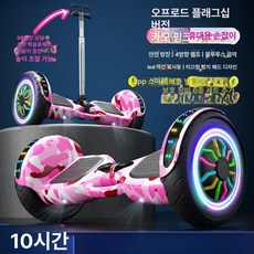 전동 휠보드 표준형 셀프 전동킥보드 나노휠 투휠보드, 기본 모델명/품번, 1개, 앱 카모플라주 핑크 핸드레일