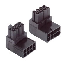 Cablecc 듀얼 ATX 8핀 암 - 6+8핀 수 180도 각도 전원 어댑터 NVIDIA 3080 3090 그래픽 카드 GPU용 307947, 8핀 수-암 업+다운(GPU용)