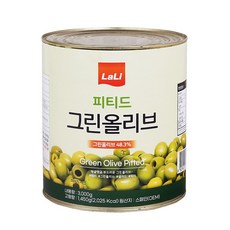 푸드올마켓_ 라리 피티드 그린올리브 3kg, 1개