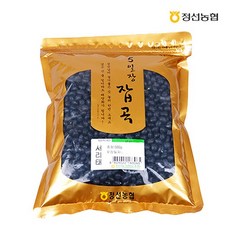 정선 오일장 잡곡 서리태 500g