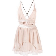 필로소피디로렌조세라피니 러플 라이트 플레어 드레스