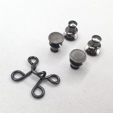 쌍문상회 지금 필요한 매직단추 줄이기 사이즈조절단추 블랙 바지허리 걸고리 요술단추 수선 바지허리줄이기 k31872EA, 본상품