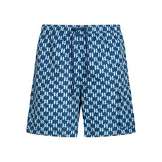 칼 라거펠트 모노그램 패턴 수영복 쇼츠, 블루계열