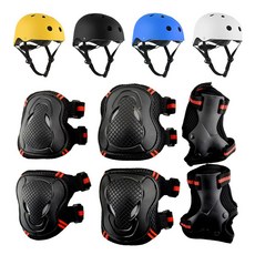 인라인보호대 3종 세트 KC인증 자전거 스케이트보드 킥보드 보호장비 헬멧 추가 옵션, 1개