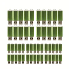 맞춤형 로고 50 개/몫 무료 빠른 배송 Pendrive 128mb 4gb 1gb 메모리 스틱 사진 선물 USB 2.0 플래시 펜, 04 8GB x 50Pcs, 20 green