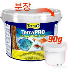 프로 에너지 멀티 프리미엄 10L 대용량 말통 금붕어 열대어 구피 사료 먹이, 1개