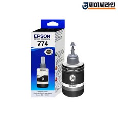 엡손 정품잉크 T774 검정 M105 M205 L605 L655 L1455, 1개, 정품_T774 검정