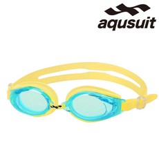 김서림방지 안티포그 수경 성인 아동 어린이 초등 물안경 실내수영장 생존수영용품 TG-1510, 스카이옐로우, 1개