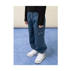 브랜드 빈폴키즈 BEANPOLE KIDS 조거형 데님팬츠 블루 BI6121U01P 694754