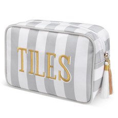 Sanwuta 지퍼가 달린 마작 타일 백 마작 보관 파우치 타일 보드 게임 피스 게임 파티 여행 모임 액세서리용 마작 가방 21.6 x 14 x 8.9cm(8.46 x 5., 세련됨, 카키