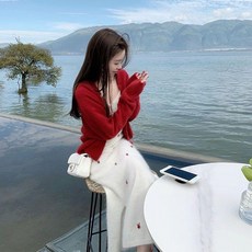 빅사이즈투피스 임부복 겨울 하객 결혼식 루즈핏 와이드 데일리