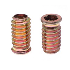 번데기너트 M8 x 25mm 10개 목공용 너트 가구 목재, 구리색, 1세트