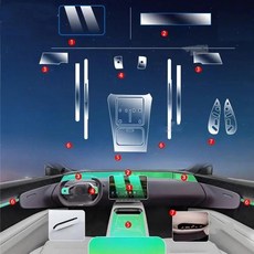 아바트라 아비타 기어박스 패널 내비게이션 스크린 자동차 내부 보호 필름 긁힘 방지 스티커, 2. Option B, E. RHD