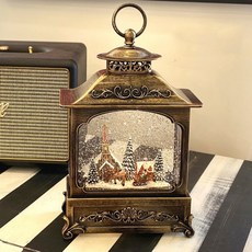 復古造型聖誕音樂盒, 棕色