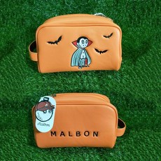 奢尚匯品 高爾夫球球童手包 運動手拿包 男女配件包 golf多功能收納手包置球袋, 桔色, 1個