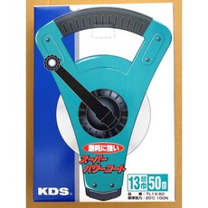 南台測繪 KDS TL13-50 鋼製捲尺 50MX13mm(全公分)日製, 1個