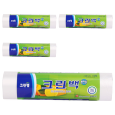 크린랩 롤백 25cm x 35cm, 중(M), 200개입, 4개