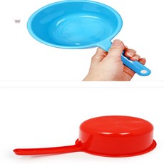 컬러 손잡이 물바가지 욕실바가지 목욕바가지 다용도 바가지 주방바가지, 소, 소, 1개