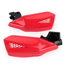 오토바이 핸드 가드 핸들 보호 커버 CRF450RX CRF250RX 방풍 낙하 방지 높이 조절, Red
