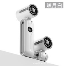 高速摺疊手持風扇USB充電多檔位便攜暴力吹迷你掛脖手持風扇, 白色:147*40*53mm