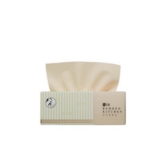 휴홈 무표백 대나무 뽑아쓰는 키친타올100매 24팩, 24박스, 100매