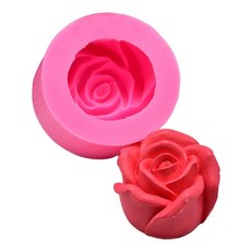 대형 로즈 볼 캔들 몰드 3D 플라워 실리콘 비누 몰드 퐁당 초콜릿 캔디 배쓰밤 에폭시 수지 석고 폴리머 클레이용 214227, Large Rose Flower 1pc