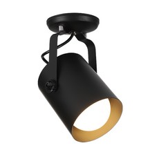 원통 직부 등기구, 블랙, 1개