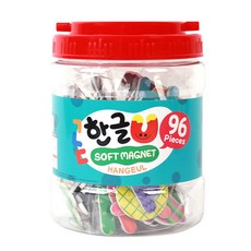 자석나라 소프트 자석글자 놀이통 한글, 1개