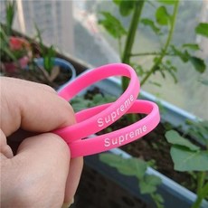 限時下殺 潮牌硅膠手環勵志籃球同款健身運動男女學生情侶夜光腕帶飾品手鍊, 玫紅色 時尚潮牌, 1個