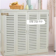 장롱 이불장 우드 서랍 미니 옷장 안방장 낮은, 조립형, 120x70x90 화이트 루버+칸막이