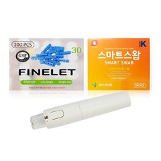 단계조절사혈기 + 알콜솜 100+ 30g 채혈침 200 수지침