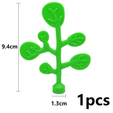 큰크기 빌딩 블록 가구 집 TV 램프 울타리 의자 테이블 대형 조립 피규어 장난감 Duploes와 호환, 11 Leaf