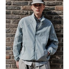 [백화점상품] MUSINSA STANDARD [시티 레저] 하이넥 시어 윈드브레이커 재킷 [클라우디 블루] MMEJJ5Z02-CY, XL